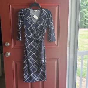 Cato Faux Wrap Dress